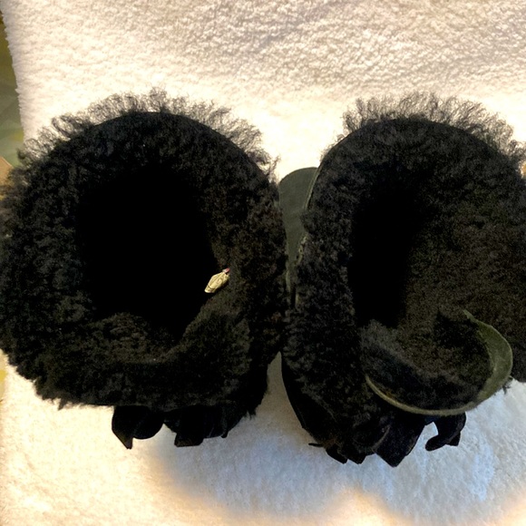 UGG Leather Black Boots - Picture 4 of 11